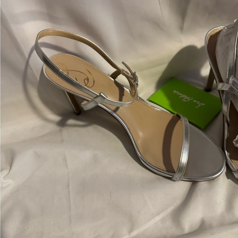 Sam Edelman silver high heels
